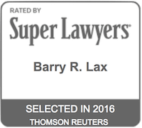 Barry R. Lax - Super Lawyers 2016